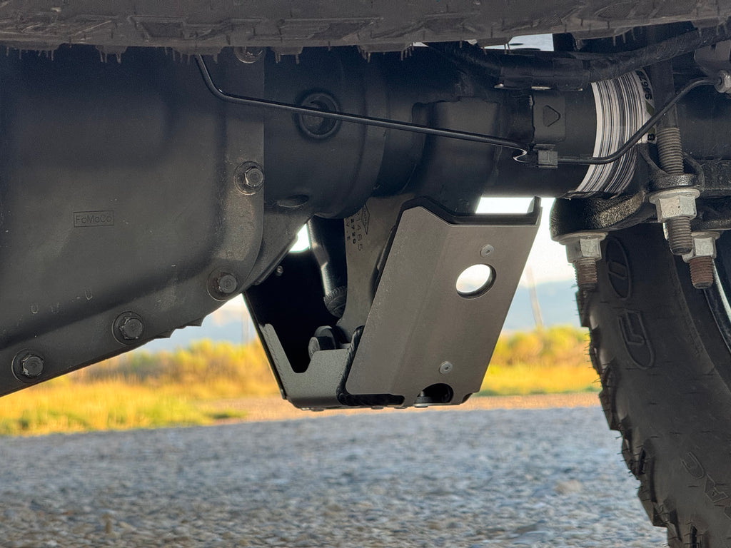 HD Rear Shock Guards: 2023-27 F-250/F-350