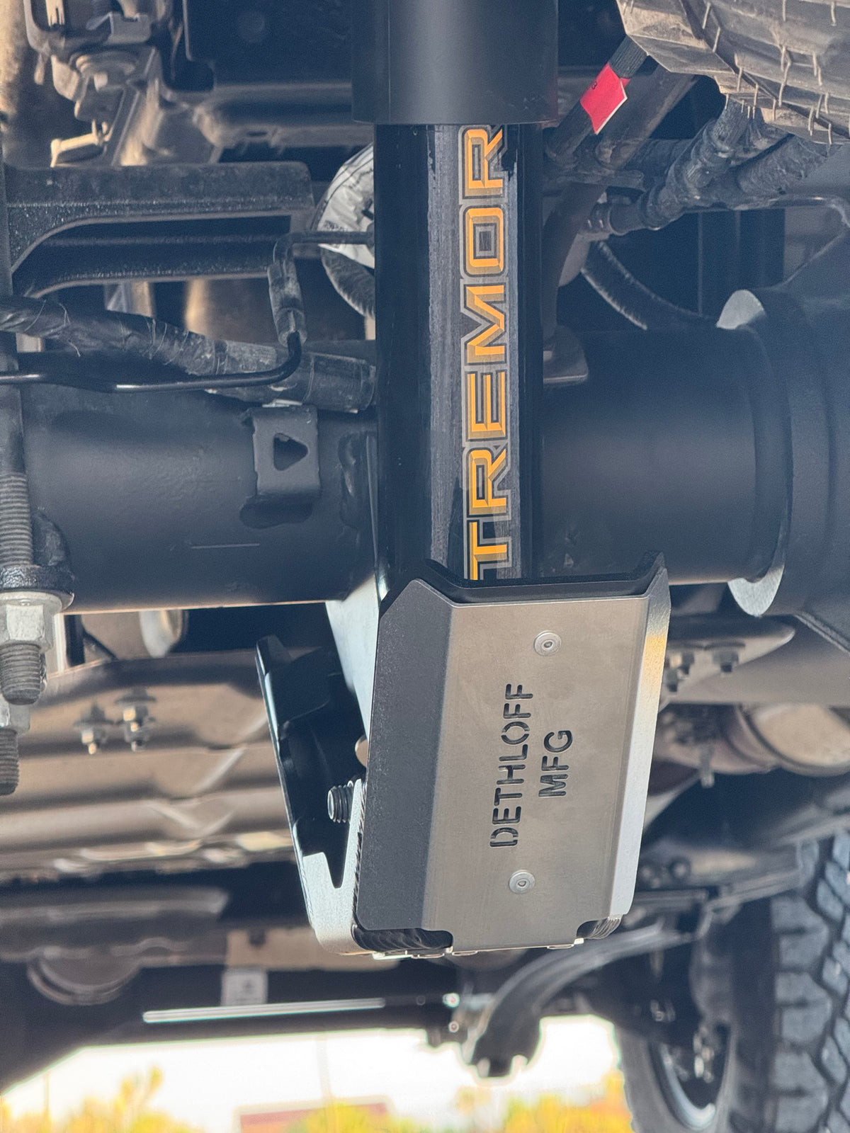 HD Rear Shock Guards: 2023-27 F-250/F-350