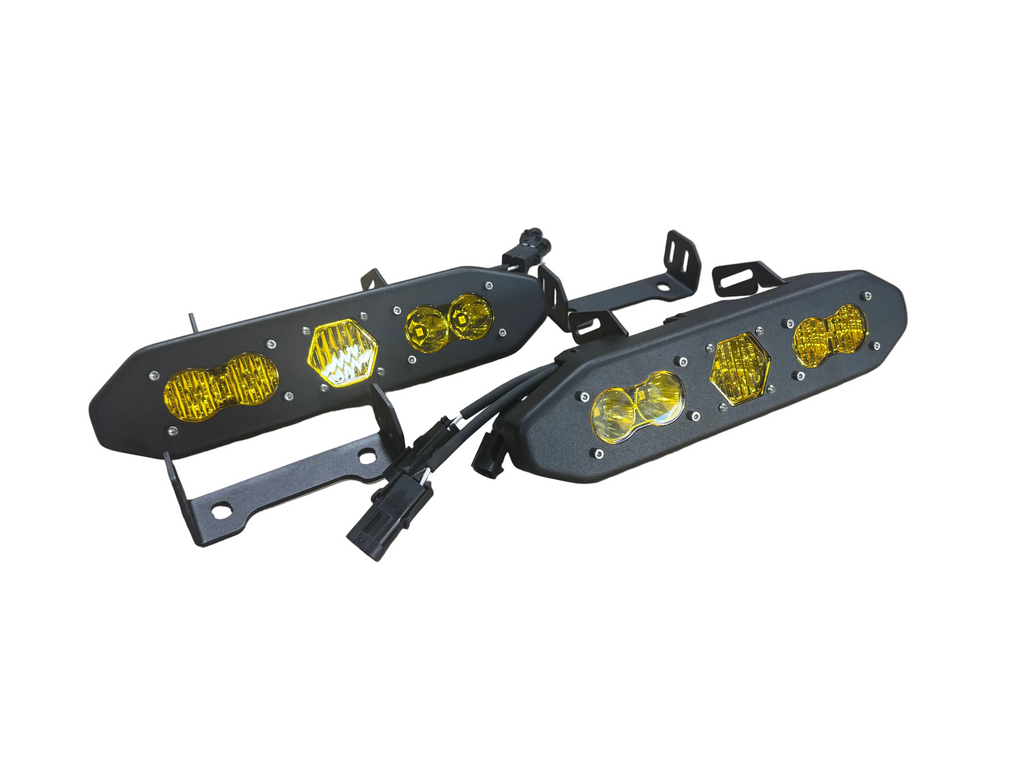 Rear Bumper Light Enclosures: 23+ F-250/350/450