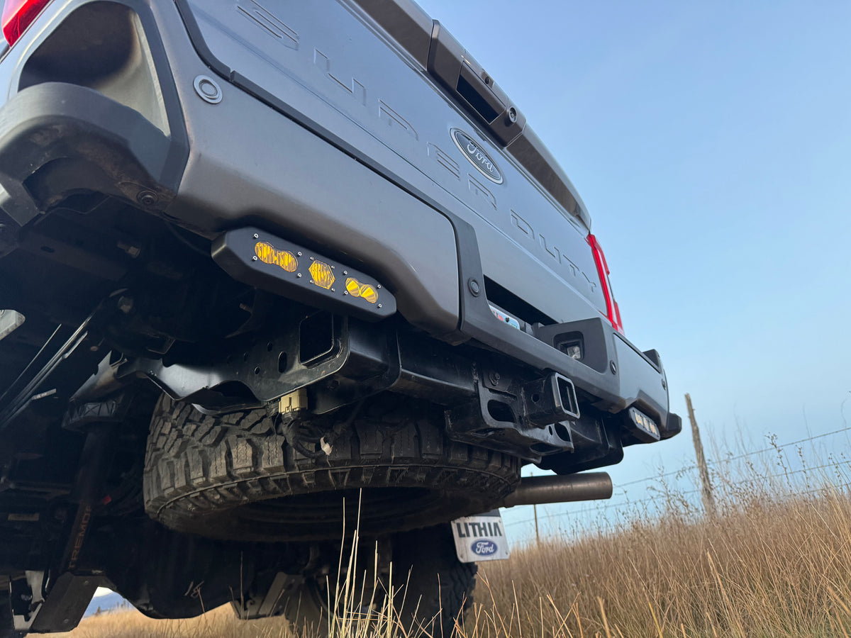 Rear Bumper Light Enclosures: 23+ F-250/350/450