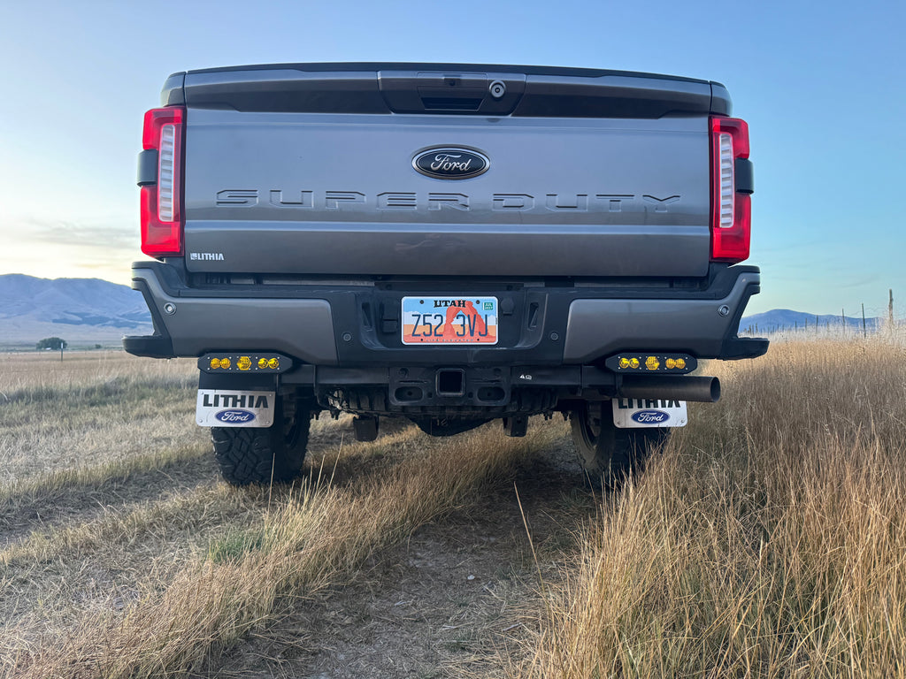 Rear Bumper Light Enclosures: 23+ F-250/350/450